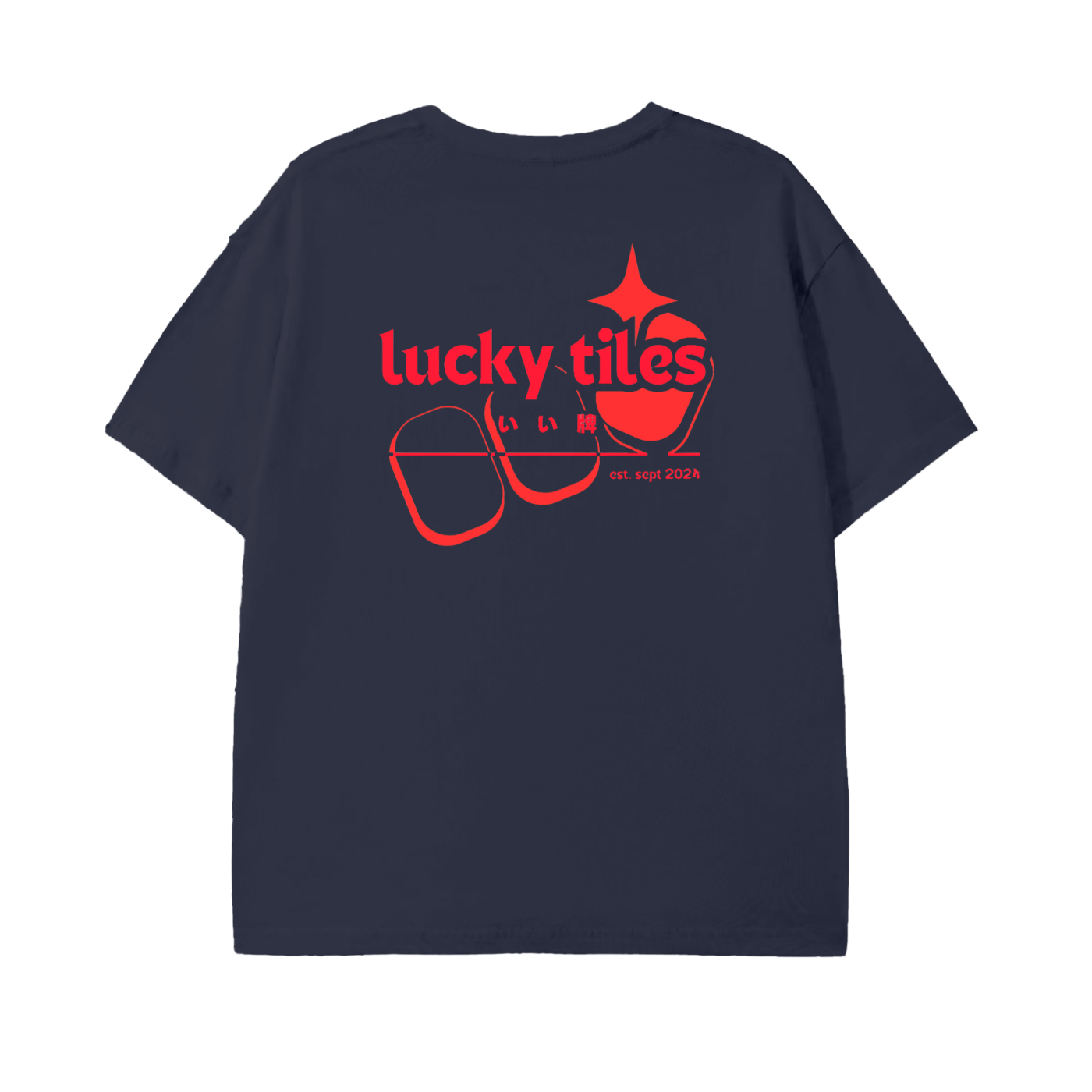 Classic Lucky Tiles Pure Cotton Unisex T-Shirt