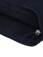 Lucky Tiles Striped Lapel Collar Sweatshirt