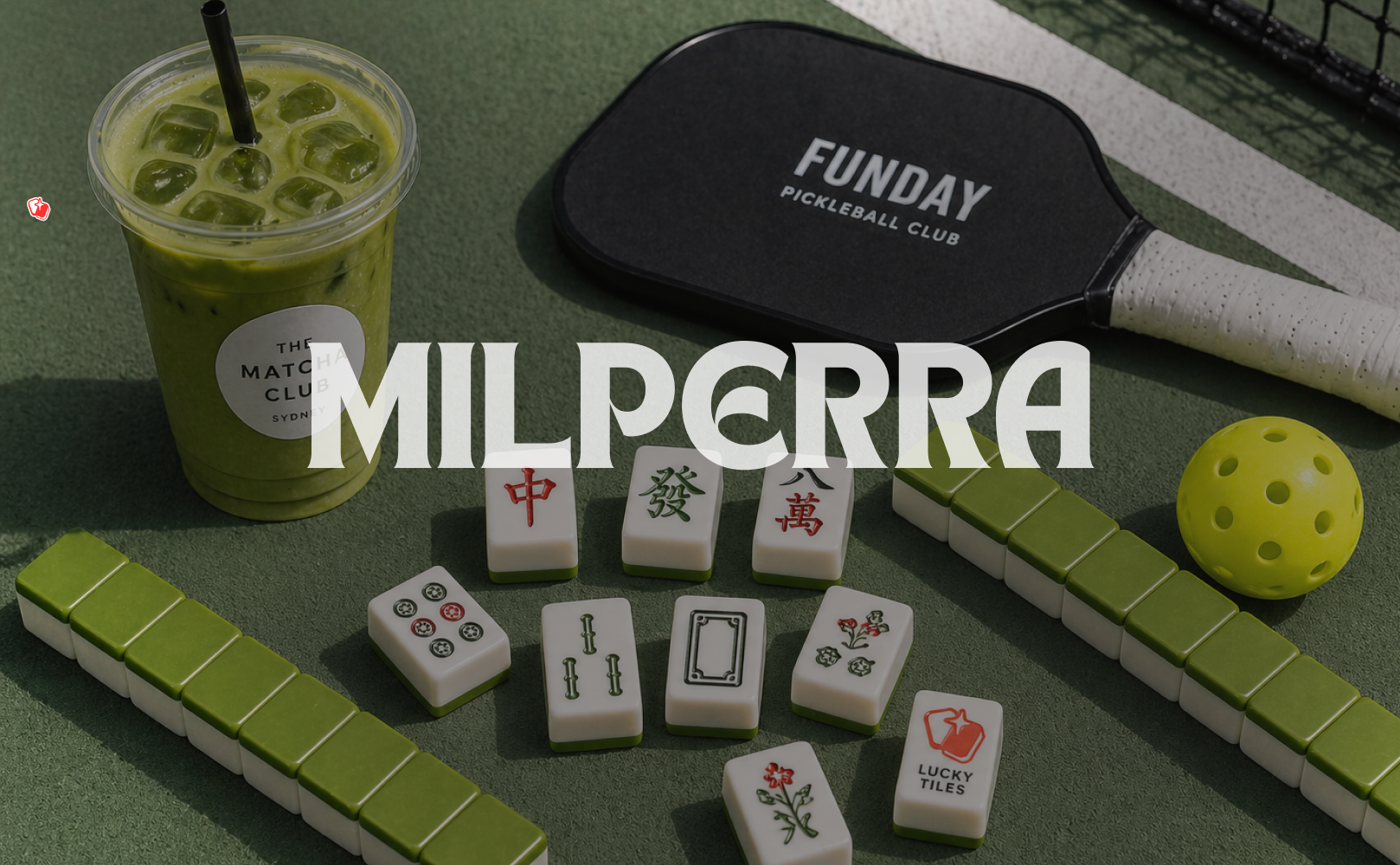 Mahjong & Matcha & Pickleball